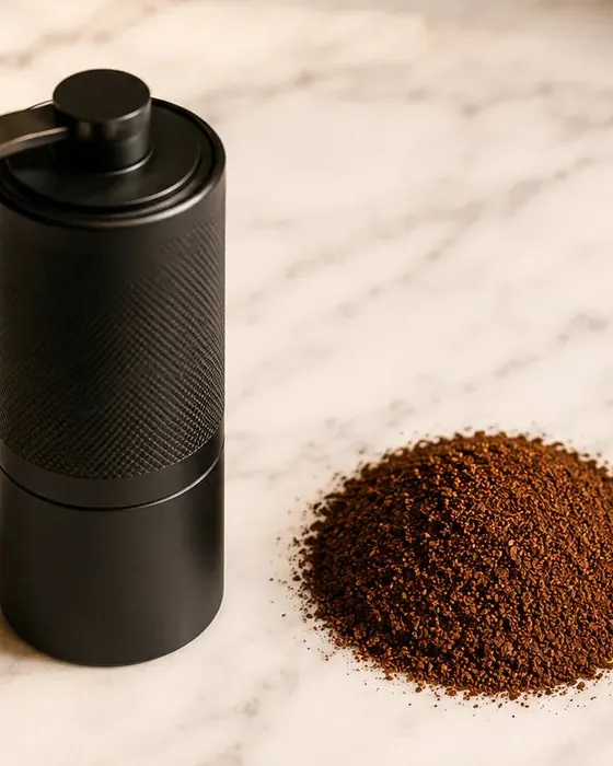 آسیاب دستی قهوه و پودر درشت‌تر برای پیشگیری از تلخی قهوه